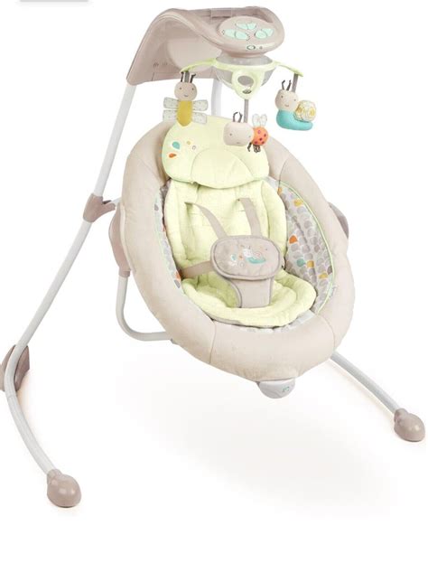 This motorized baby swing can take on almost as many tasks as you can. . Ingenuity inlighten swing replacement cover
